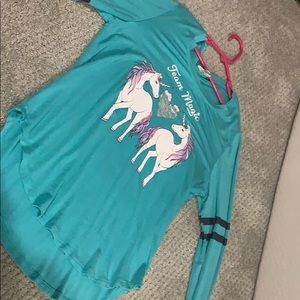 Really cute unicorn top